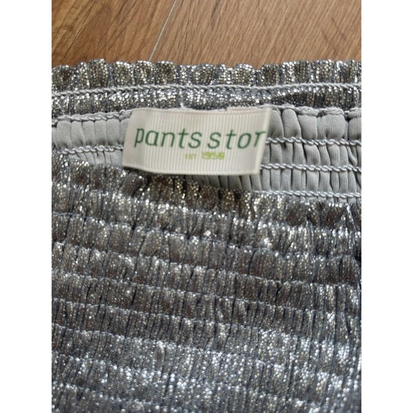 Women’s Pants Store Sparkle Swing Shorts Size S Silver Club wear RUSH festival - Picture 5 of 6